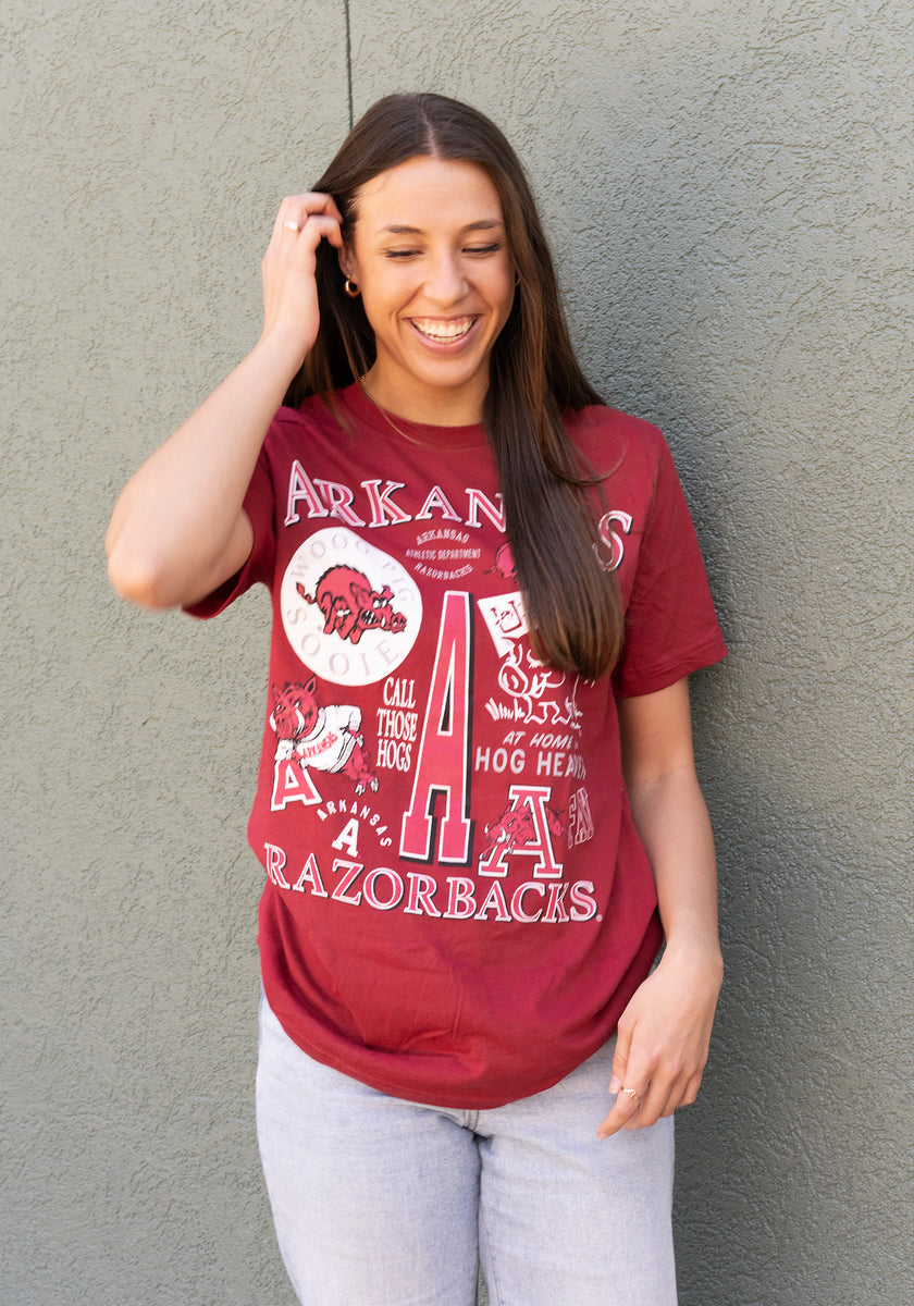 Arkansas Razorback Collage T-Shirt – Southern Trend
