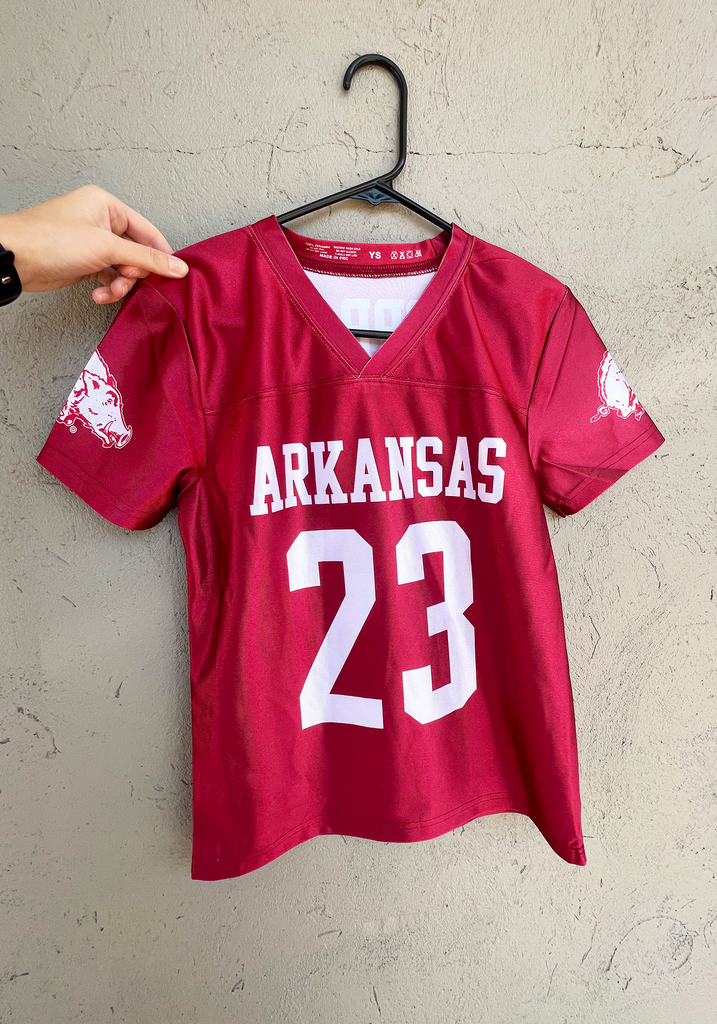 Arkansas Razorbacks youth jersey numbers